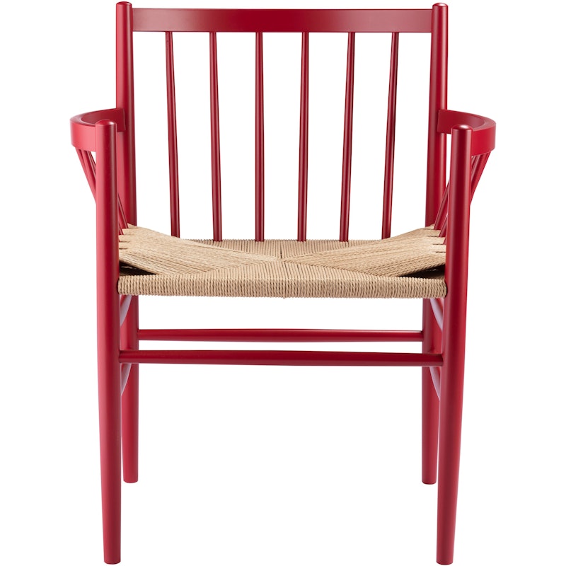 J81 Armchair, Ruby Red