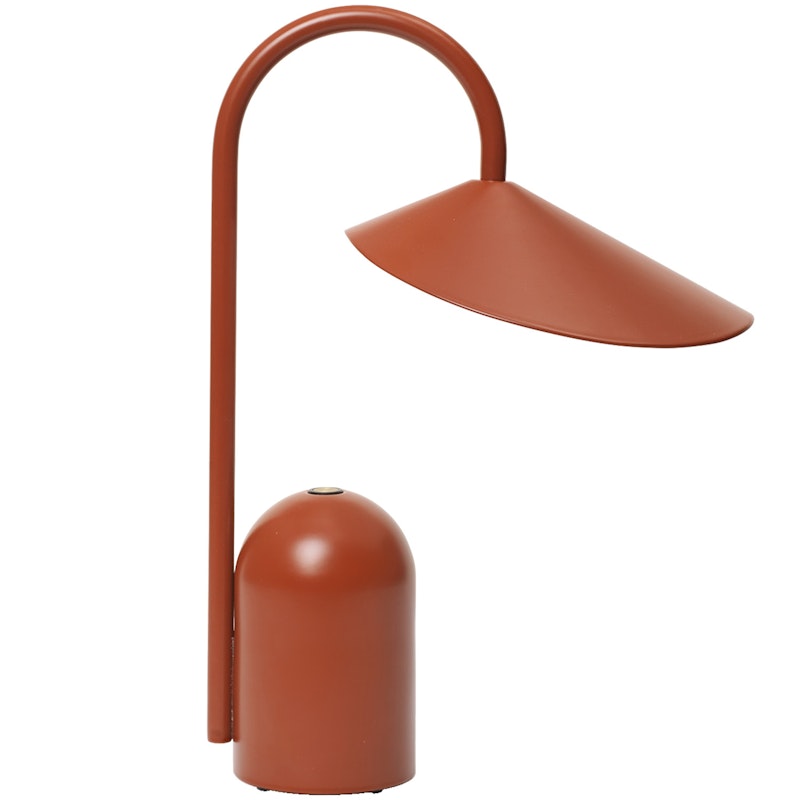 Arum Portable Lamp, Oxide Red