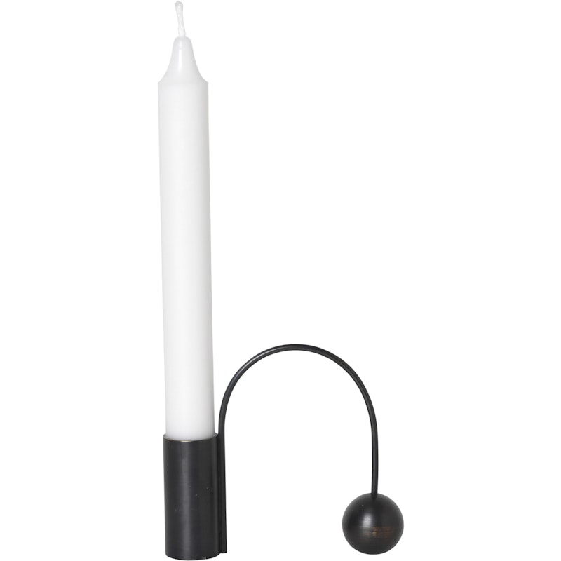 Balance Candlestick, Black Brass