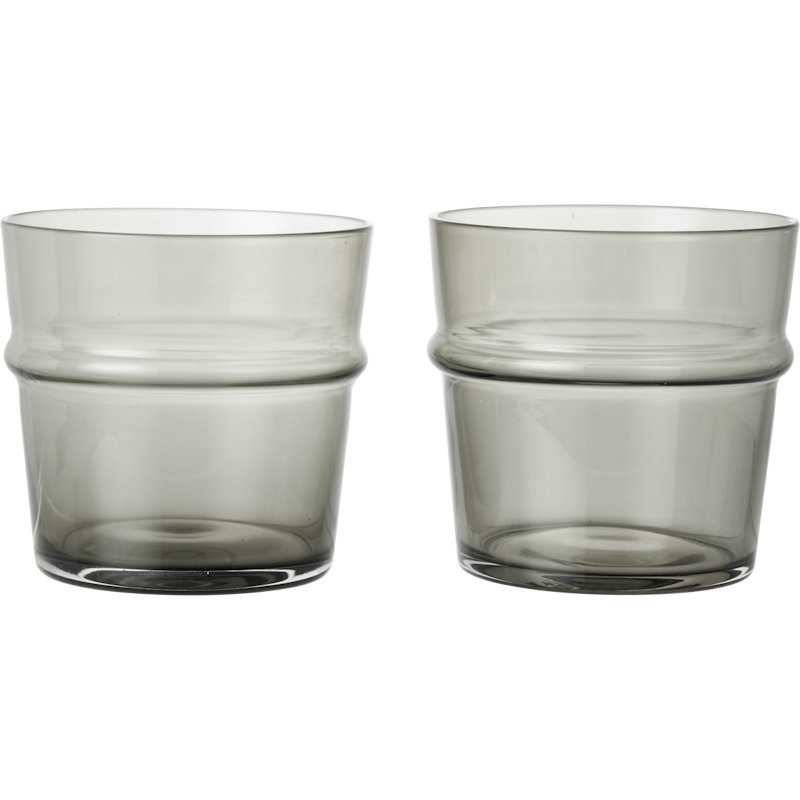 Boya Glass Low 2-pack, Smoked Grey