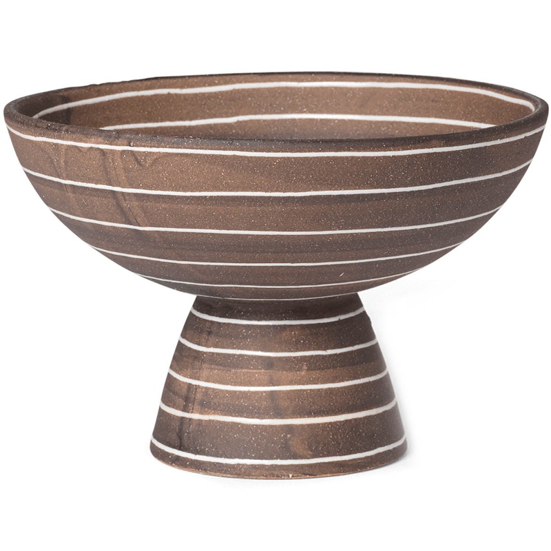 Brura Bowl Ø21.5 cm, Coffee / White