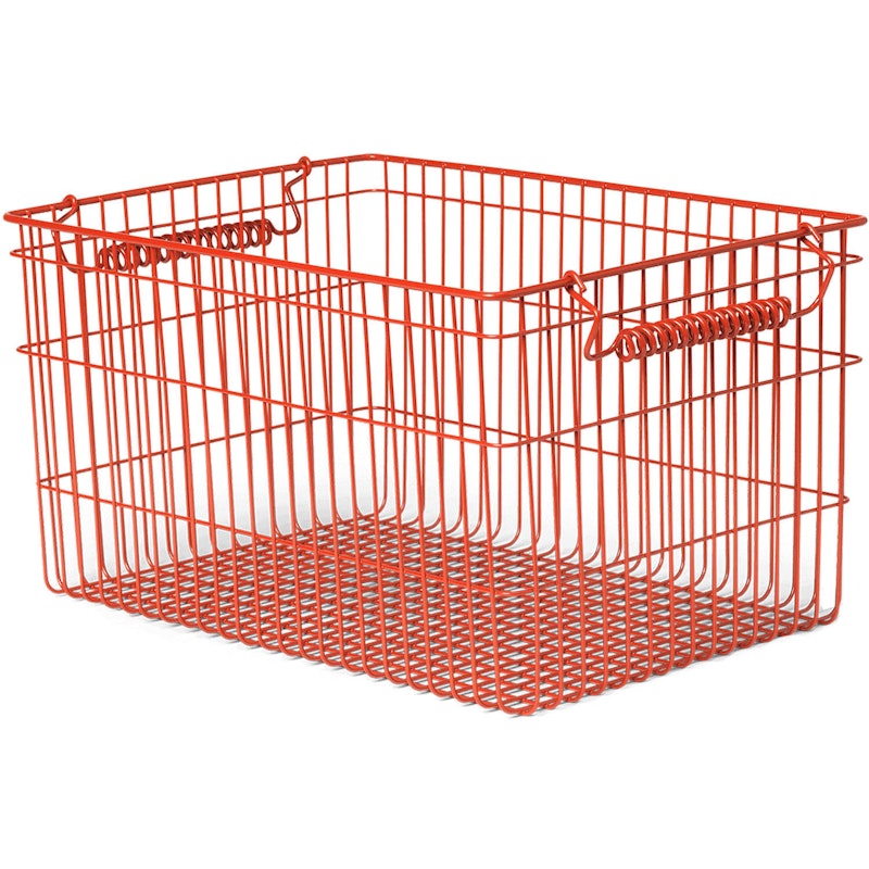 Cala Storage Basket 2-pack, Poppy Red