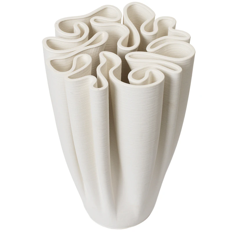 Dedali Vase H25 cm, Off-white