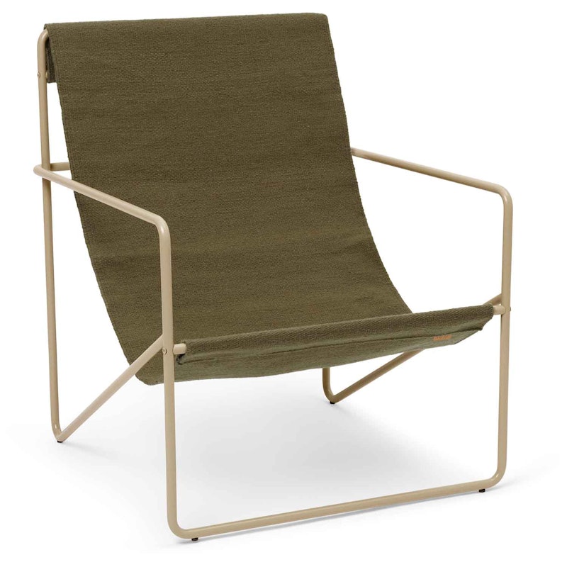 Desert Lounger, Cashmere / Olive