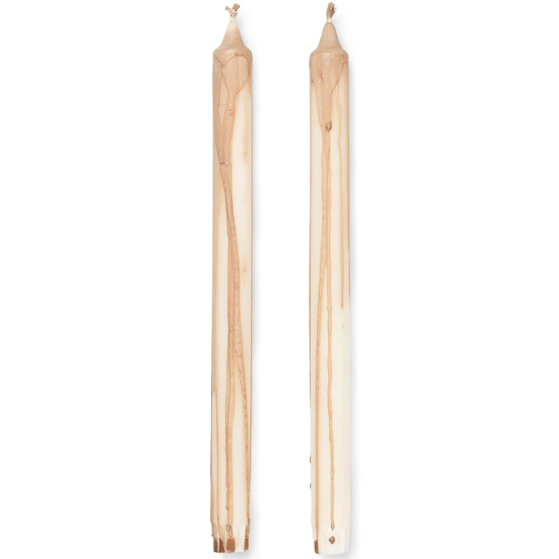Dryp Candles 30 cm 2-pack, Beige