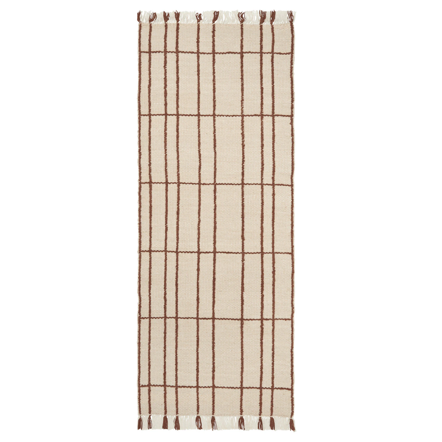 Sen Rug 80x200 cm, Chestnut from Ferm Living | RoyalDesign