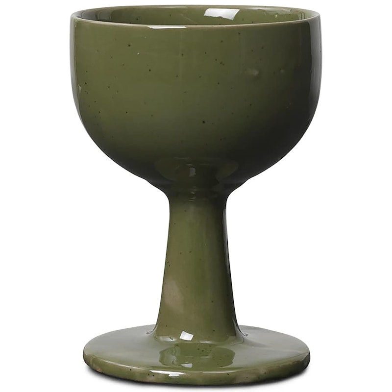 Floccula Wine Glass, Green