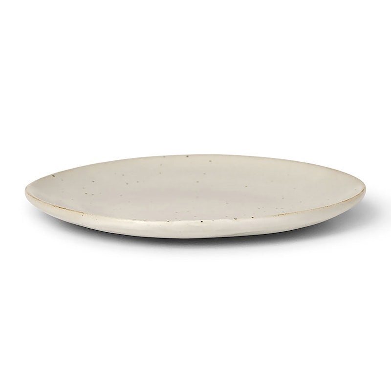 Flow Plate Ø15 cm, Off-white