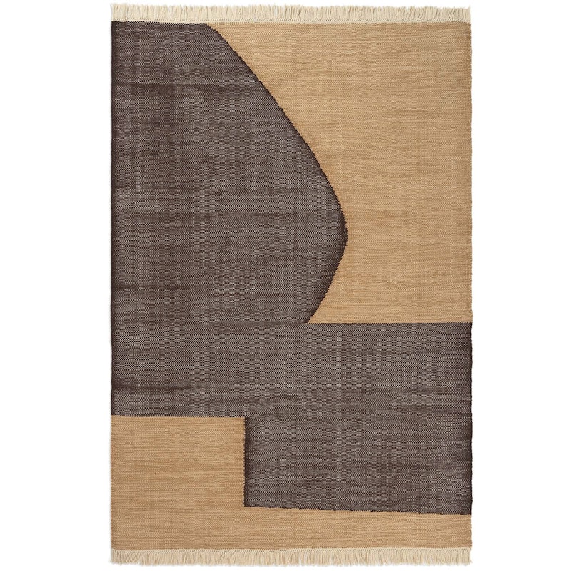 Forene Rug 140x200 cm, Tan/chocolate