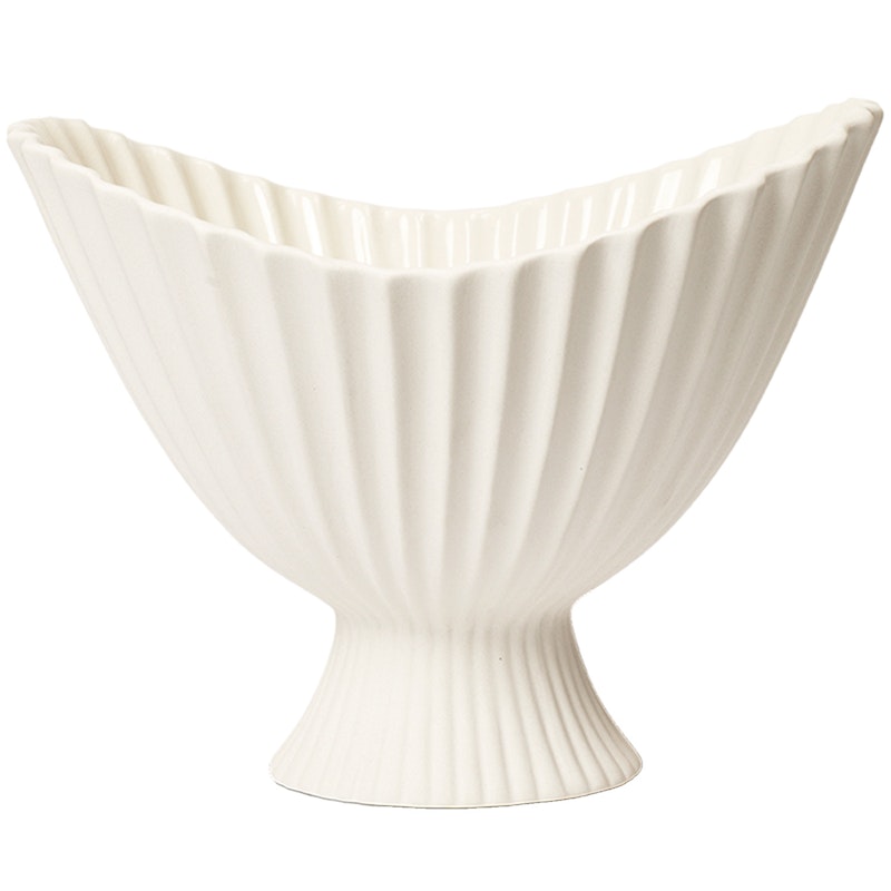 Fountain Centrepiece Bowl, 28 cm, Off-white