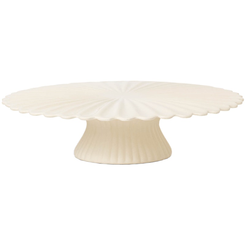 Fountain Cake Plate Ø31 cm, Off-white