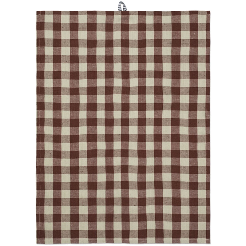 Hale Kitchen Towel 50x70 cm, Cinnamon / Grey Green