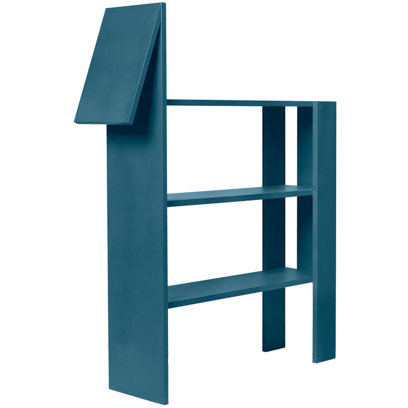 Horse Bookcase 91x111 cm, Dark Blue