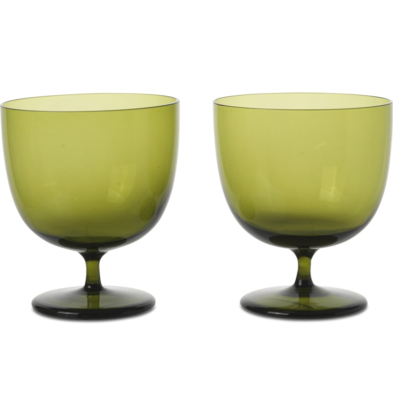 Host Water Glasses 2-pack, Moss Green