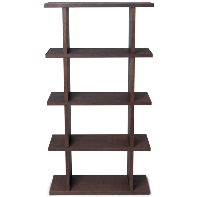 Kona Bookcase 1x4, Dark Stained