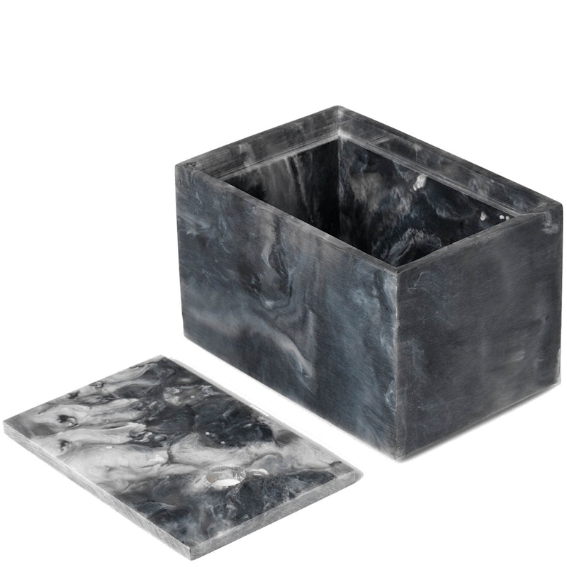 Mist Box With Lid 10x15 cm, Charcoal