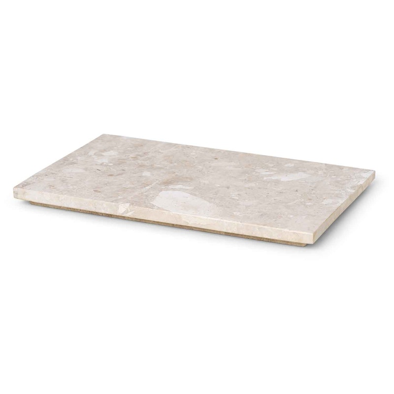 Plant Box Tray Marble 26x17 cm, Beige