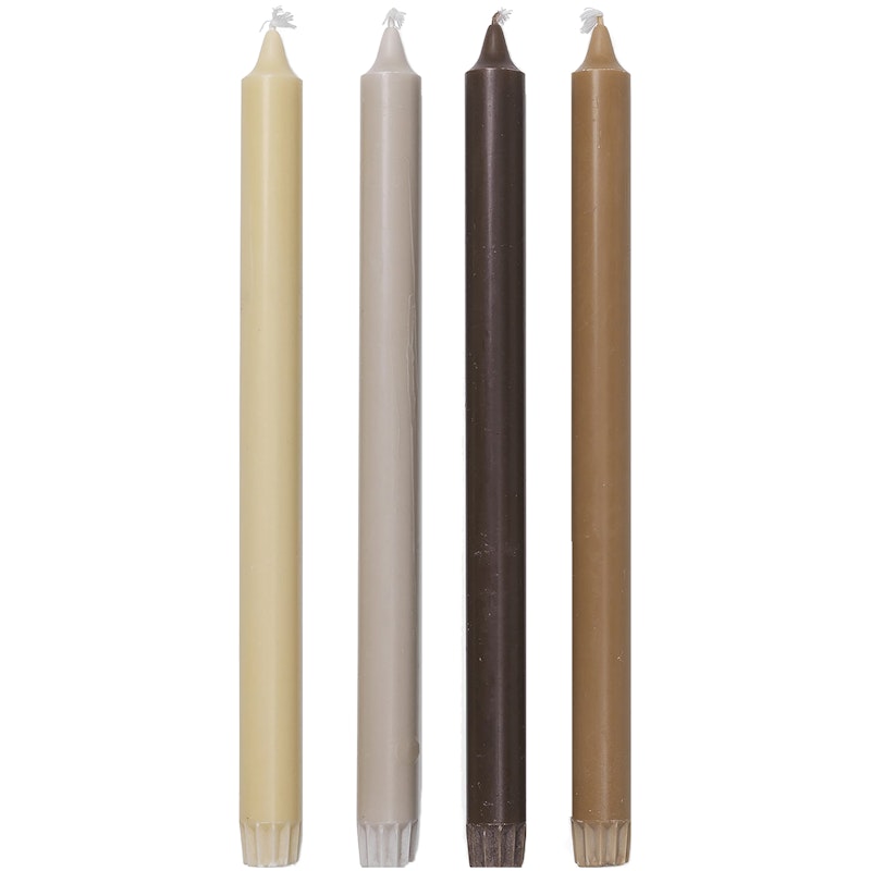 Pure Candles 30 cm 4-pack, Calm Blend