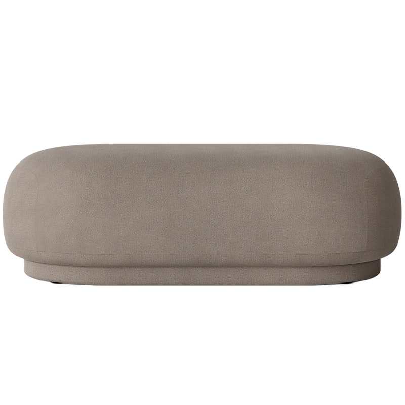 Rico Ottoman Pouf, Warm Grey