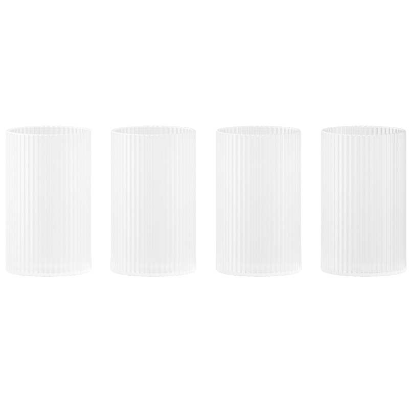 Ripple Drinking Glasses 14 cl 4-pack, Frosted