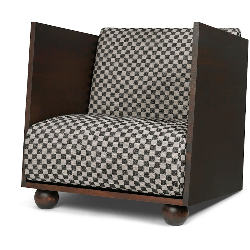 Rum Lounge Chair, Sand / Black