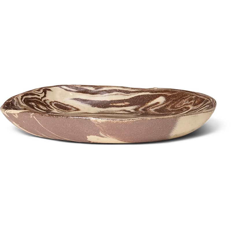 Ryu Platter Sand / Brown, 18,5 cm