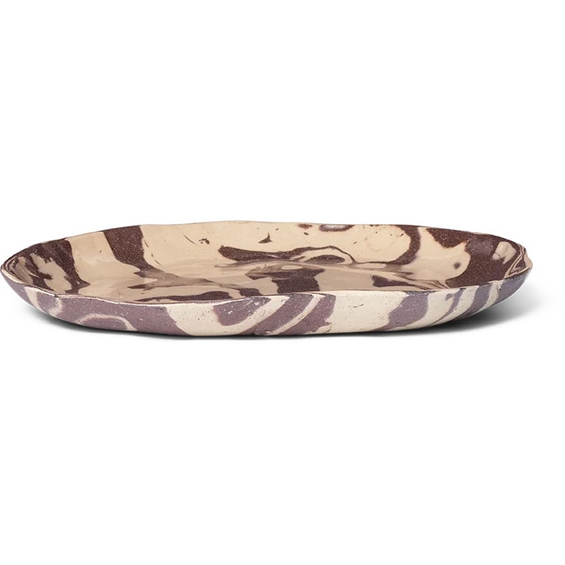 Ryu Platter Sand / Brown, 26 cm