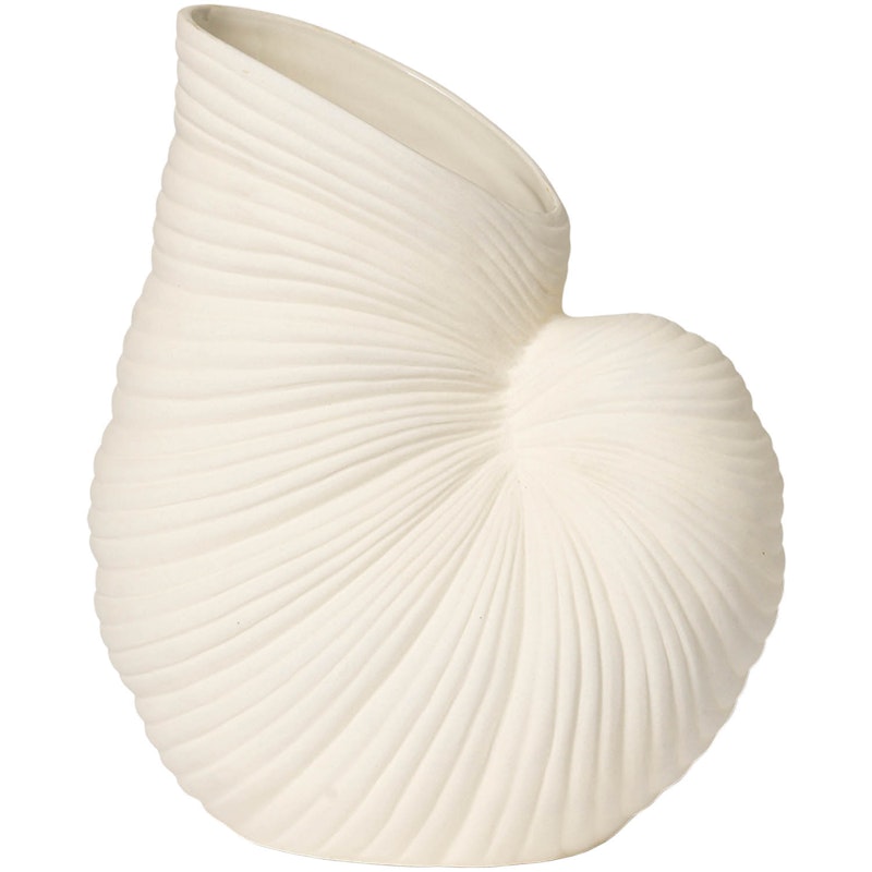 Shell Vase, Off-white