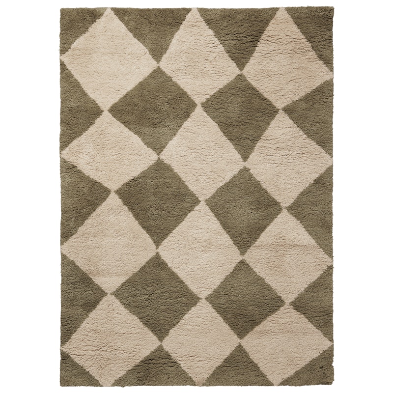 Tilt Rug 140x200 cm, Elm Green