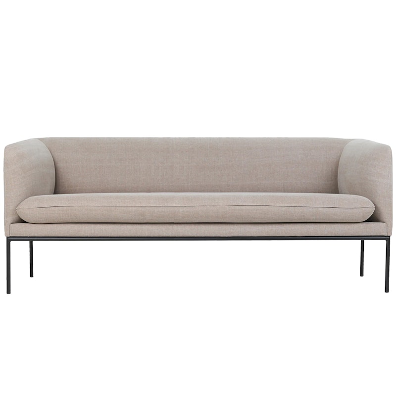 Turn Boucle 3 Seater Sofa, Natural