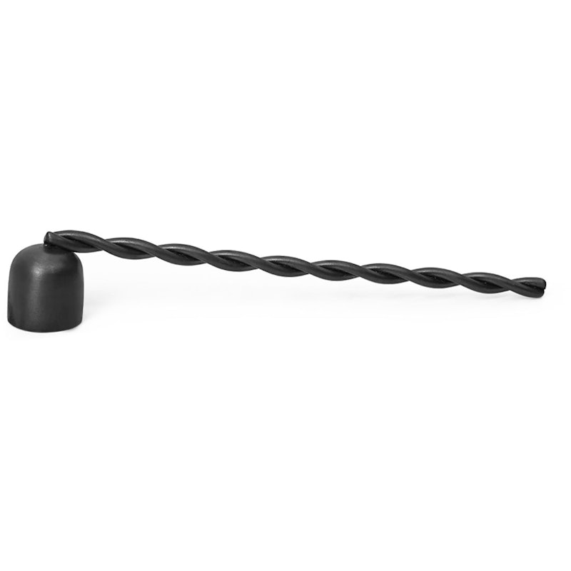 Twist Candle Snuffer, Black Brass