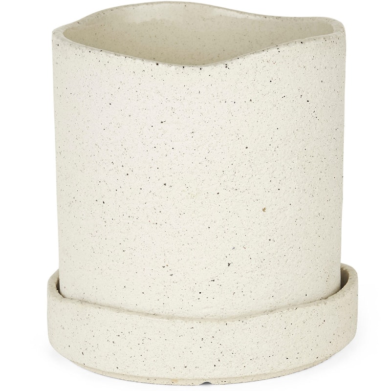 Uneru Pot 13 cm, White