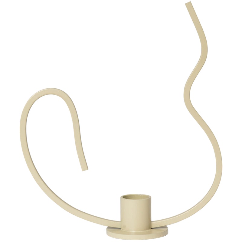 Valse Candlestick 18 cm, Cashmere