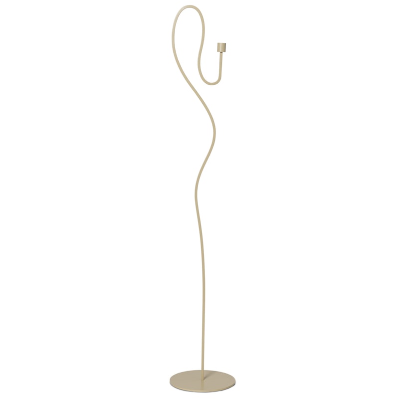 Valse Floor Candle Holder, Cashmere