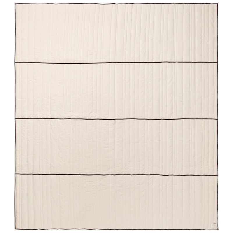 Vari Bedspread Natural / Dark Chocolate, 230x260 cm