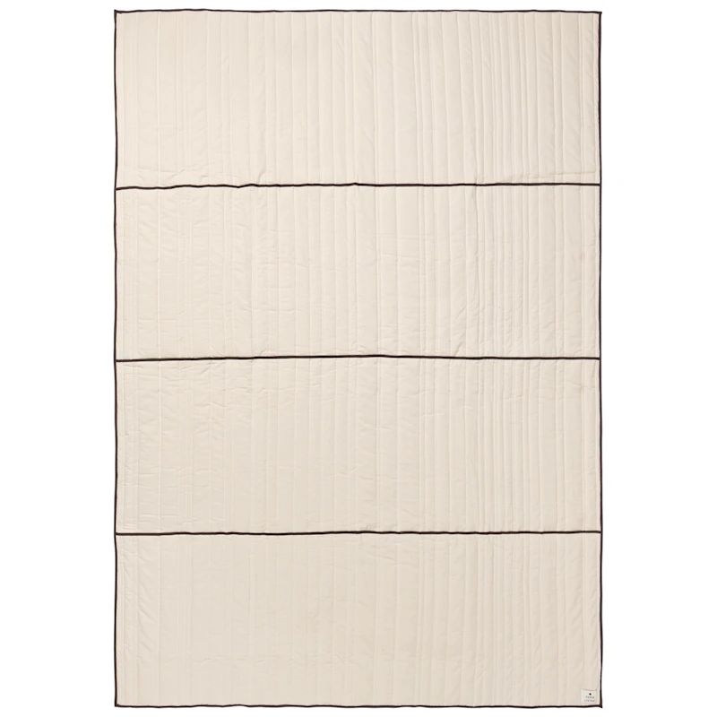 Vari Bedspread Natural / Dark Chocolate, 180x260 cm