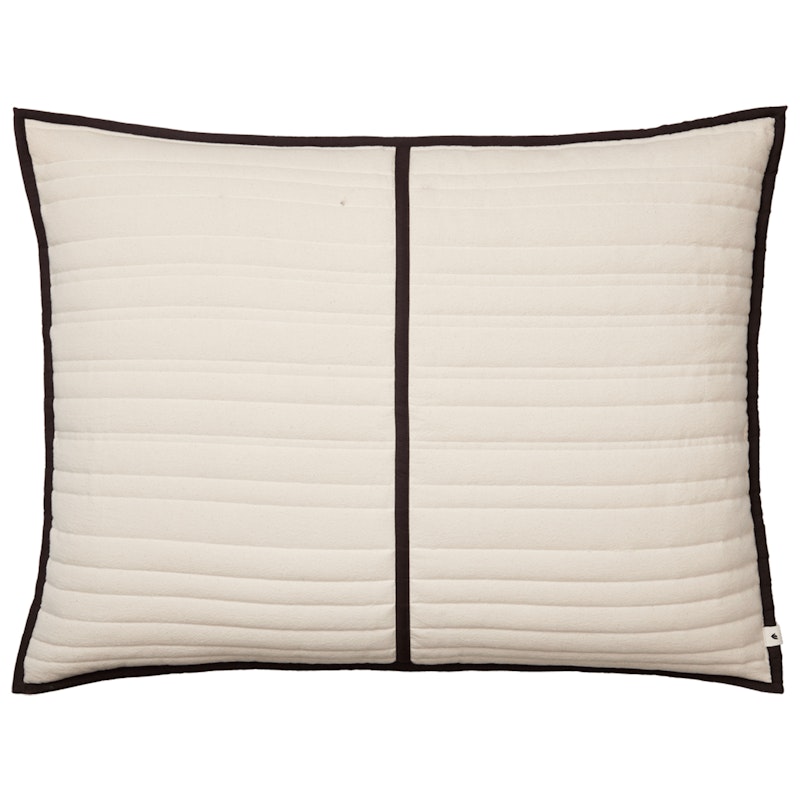 Vari Cushion 60x80 cm, Natural / Dark Chocolate