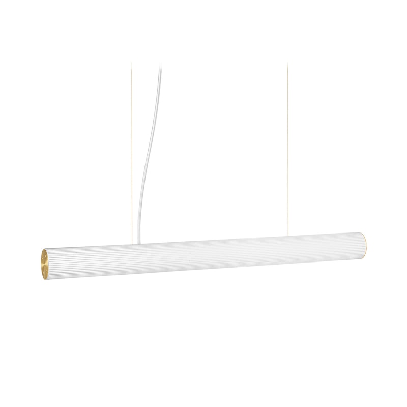 Vuelta Pendant Lamp 100, White / Brass