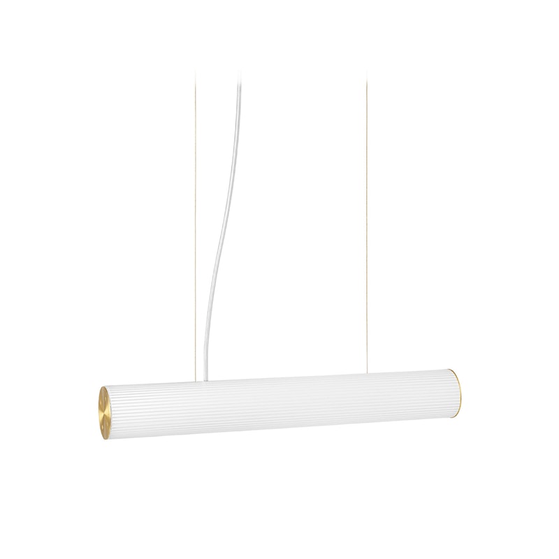 Vuelta Pendant Lamp 60, White / Brass