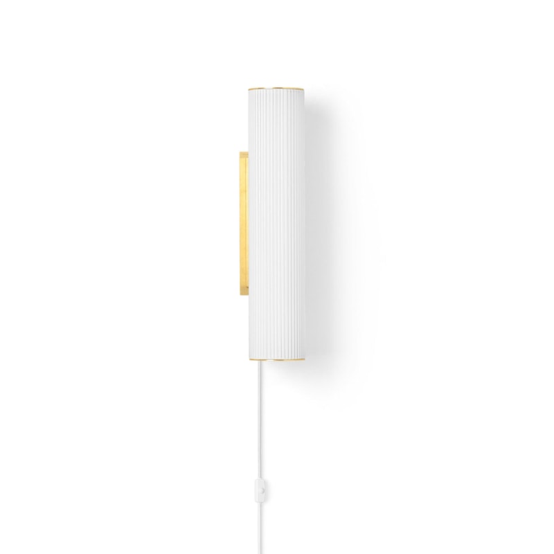 Vuelta Wall Lamp 40, White / Brass