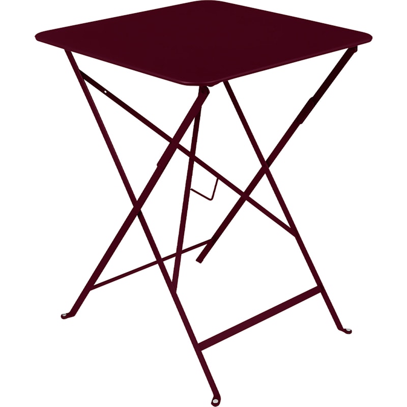 Bistro Table 57x57 cm, Black Cherry