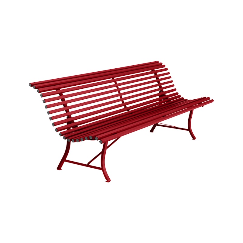 Louisiane Bench 200 cm, Poppy