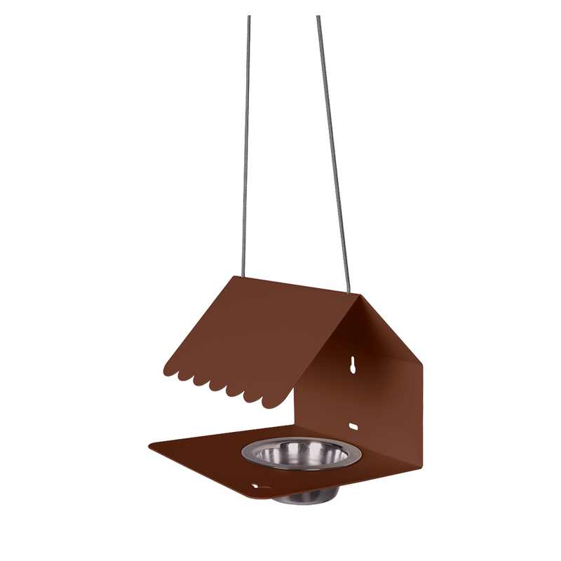 Picoti Bird Feeder, Red Ochre