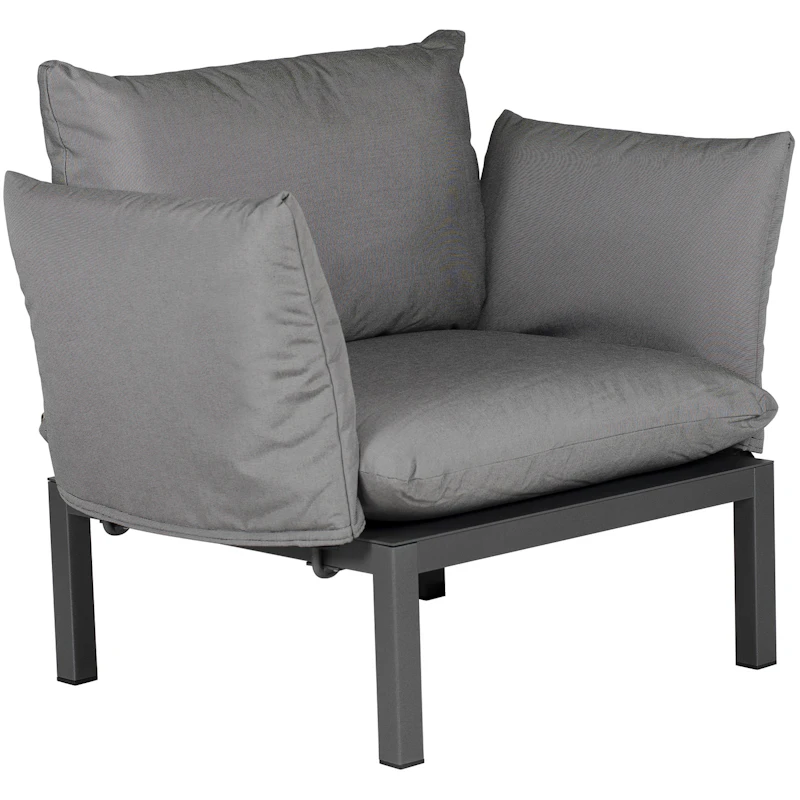Domino Armchair, Anthracite