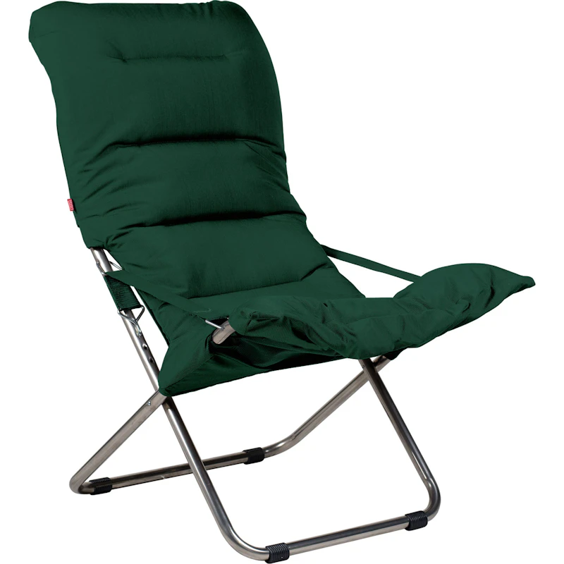 Fiesta Soft Deck Chair, Dark Green