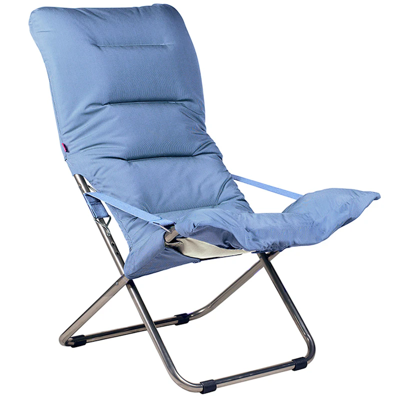 Fiesta Soft Deck Chair, Light Blue