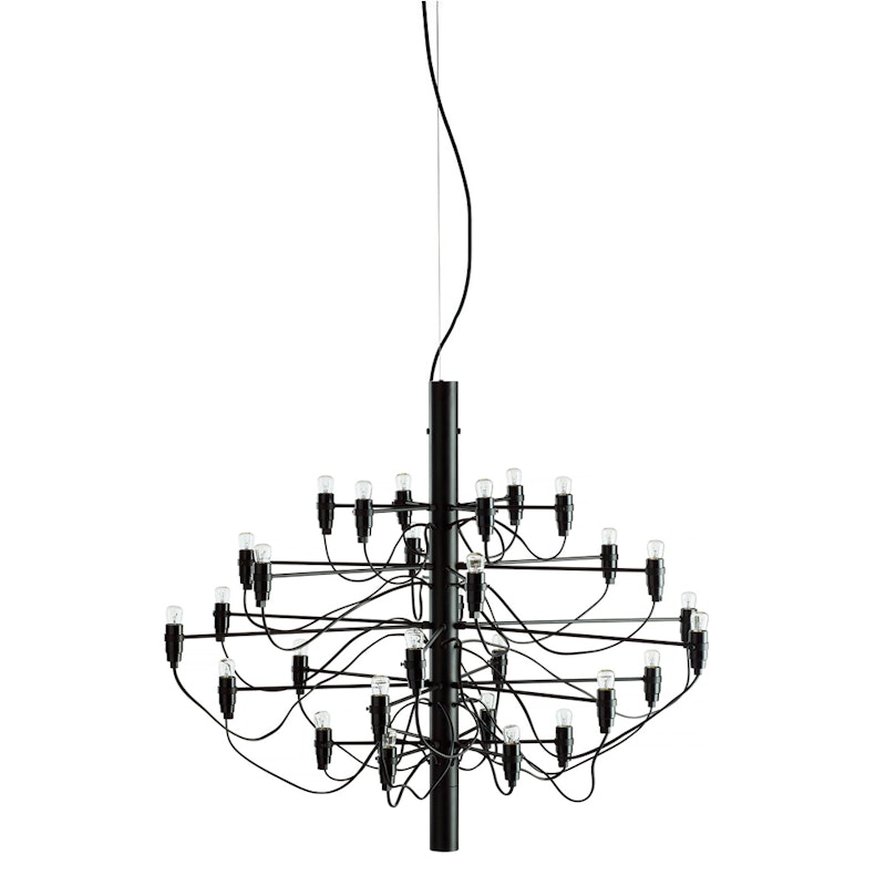 2097/30 Sarfatti Chandelier, Matte black