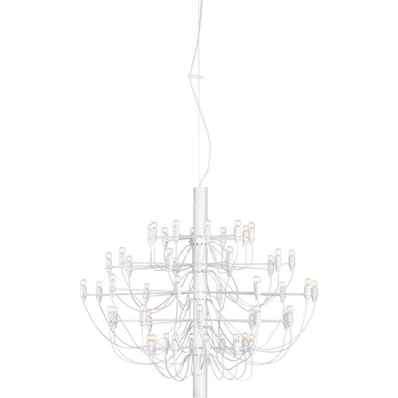 2097/50 Sarfatti Chandelier, Matte White