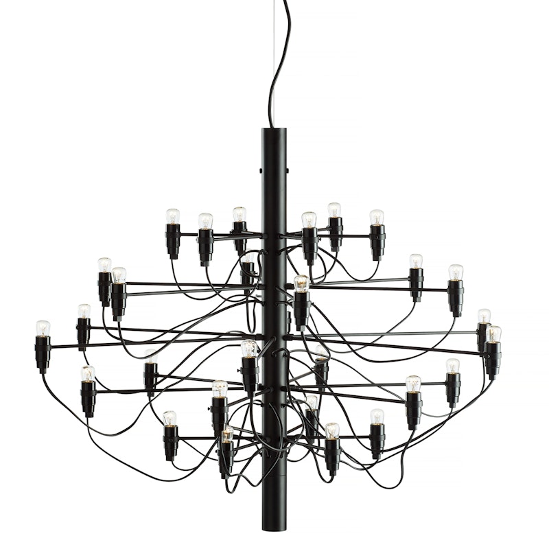 2097/50 Sarfatti Chandelier, Matte black