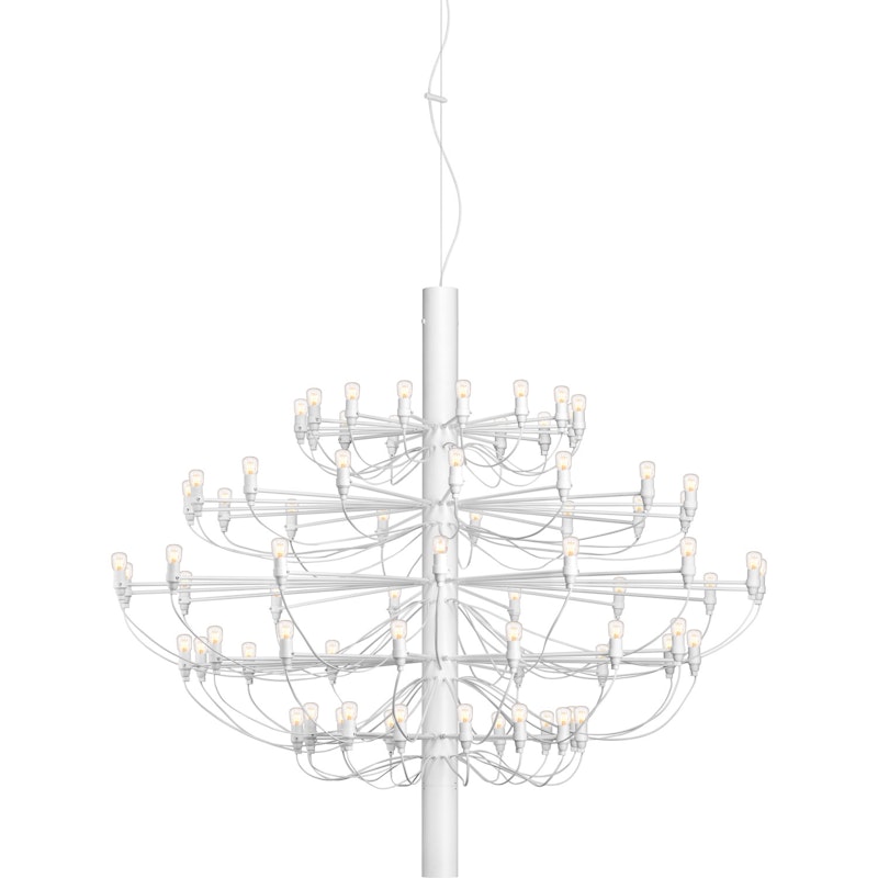 2097/75 Sarfatti Chandelier LED, Matte White